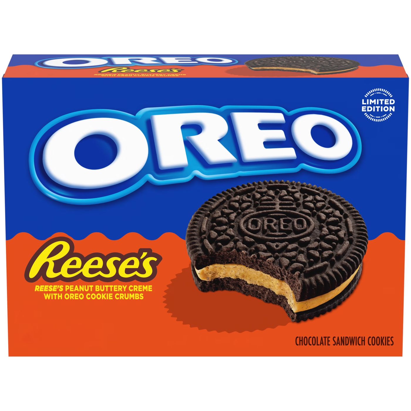 Nabisco oreo Reese's Cookie 4 cookies (53gr) Single serve (limited edition)