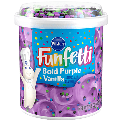 Pillsbury funfetti bold purple 456gr