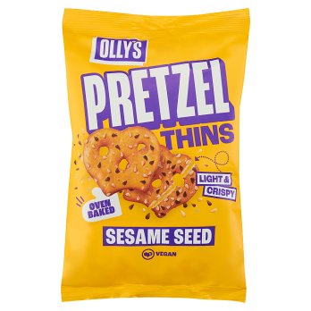Olly's Pretzel Thins Sesame Seed 140g