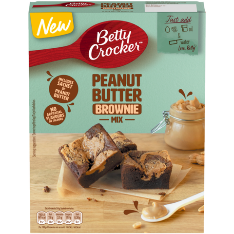 Betty Crocker Peanut Butter Brownie 350gr (UK)
