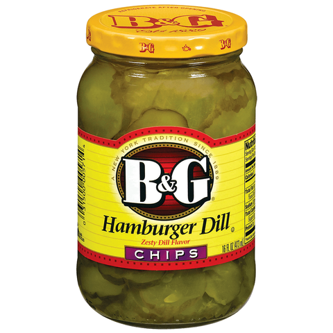 B&G Hamburger Dill Chips 456gr