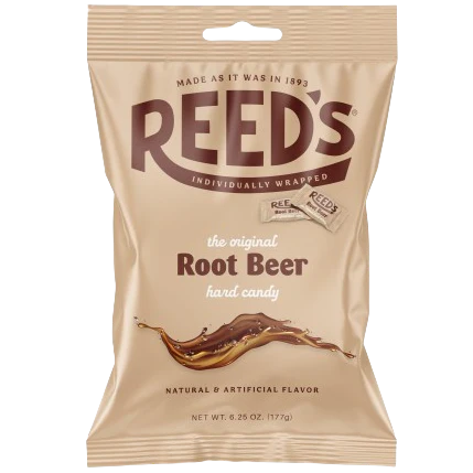 Reed's Root Beer Candy 175gr (larger size)
