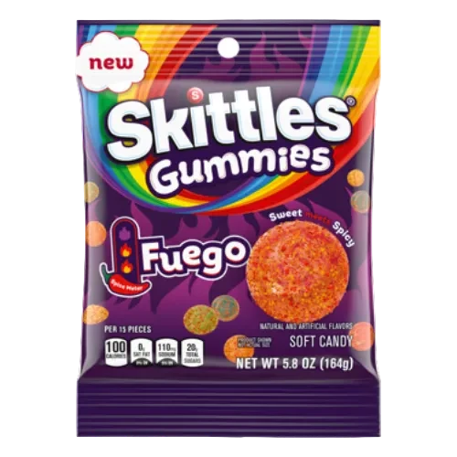 Skittles Gummies fuego 164gr