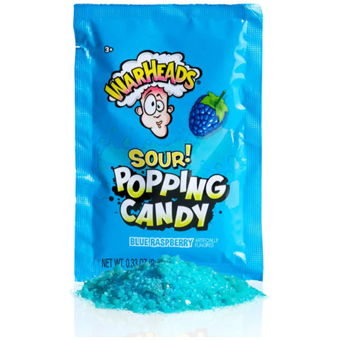 Warheads Popping Candy Blue Raspberry 9gr