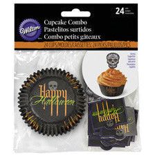 Wilton Deadly Soiree Baking Cups & Picks, 24-Pack