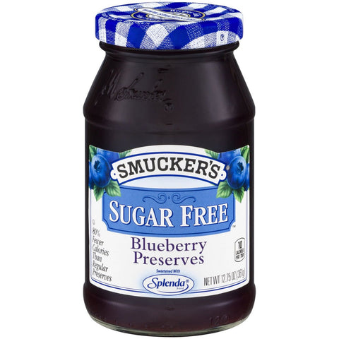 Smucker's Blueberry Preserves Sugar Free 361gr