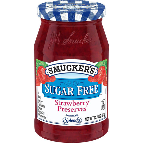 smucker's sugar free strawberry preserves 360gr
