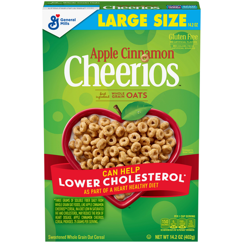 Cheerios Apple Cinnamon 402gr (Large Box)