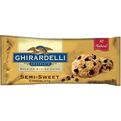 Ghirardelli Semi Sweet Chocolate Chips (340gr)