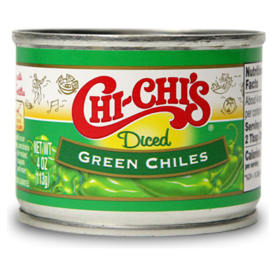 chi chi diced Green Chiles 115gr