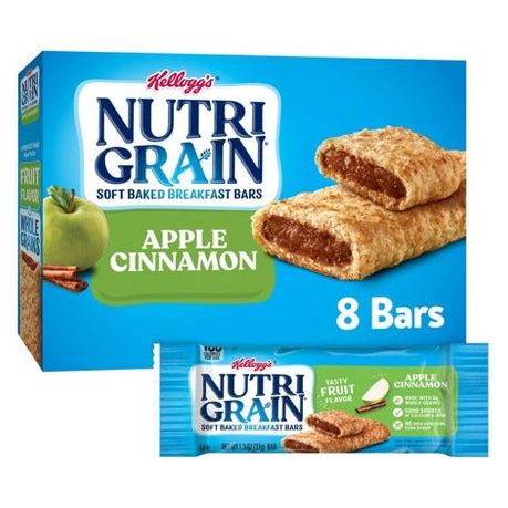 Kellogg's Nutri Grain Apple cinnamon 8pcs (296gr)