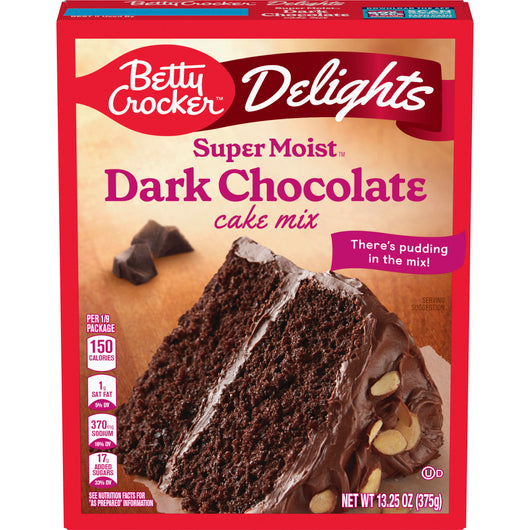 Betty Crocker Dark Chocolate Cake Mix 375gr