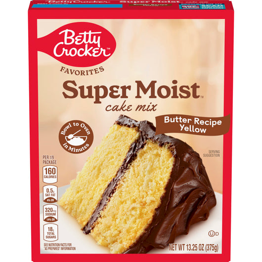 Betty Crocker Yellow Cake Mix (375gr)