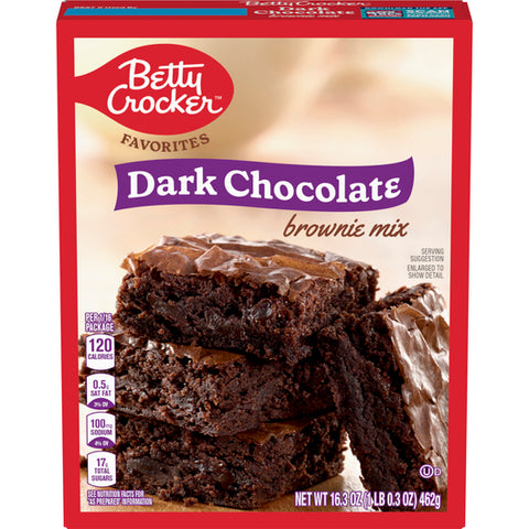Betty Crocker Dark Chocolate Fudge Brownie 462gr