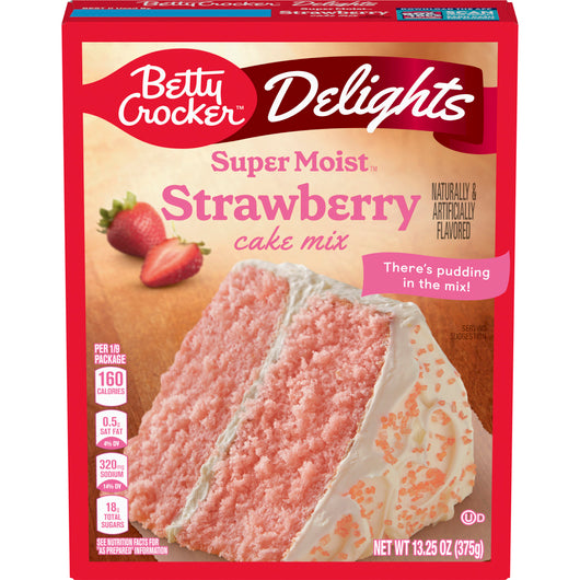 Betty Crocker Strawberry Cake Mix (375gr)