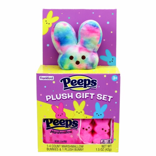 Peeps Plush Bunny Rainbow (Included 1 Peeps Pk)