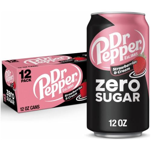 Dr Pepper Strawberry & Cream Zero 12pk