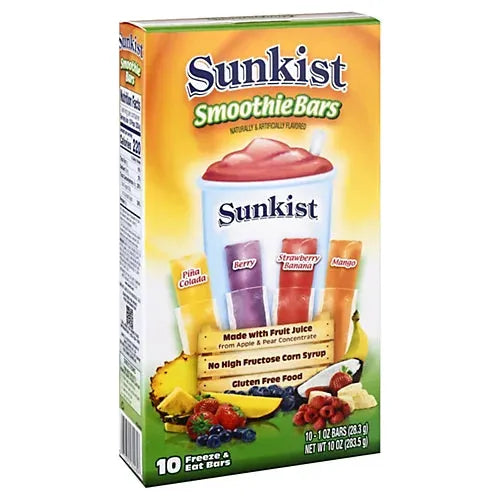 Sunkist Smoothie Bars 10pk (284gr)