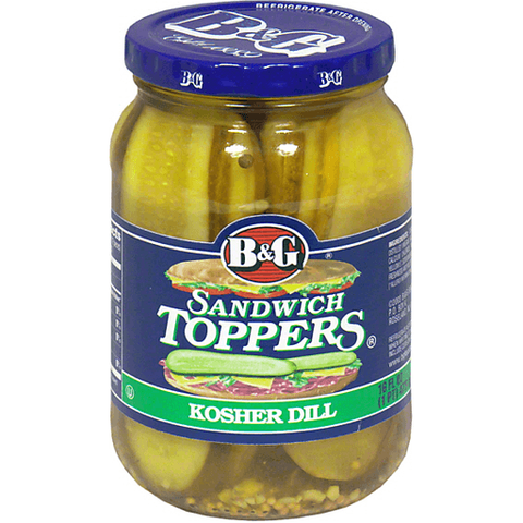 B&G sandwich toppers kosher dill 456gr