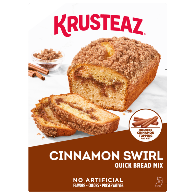 Krusteaz Cinnamon Swirl Quick Bread 552gr