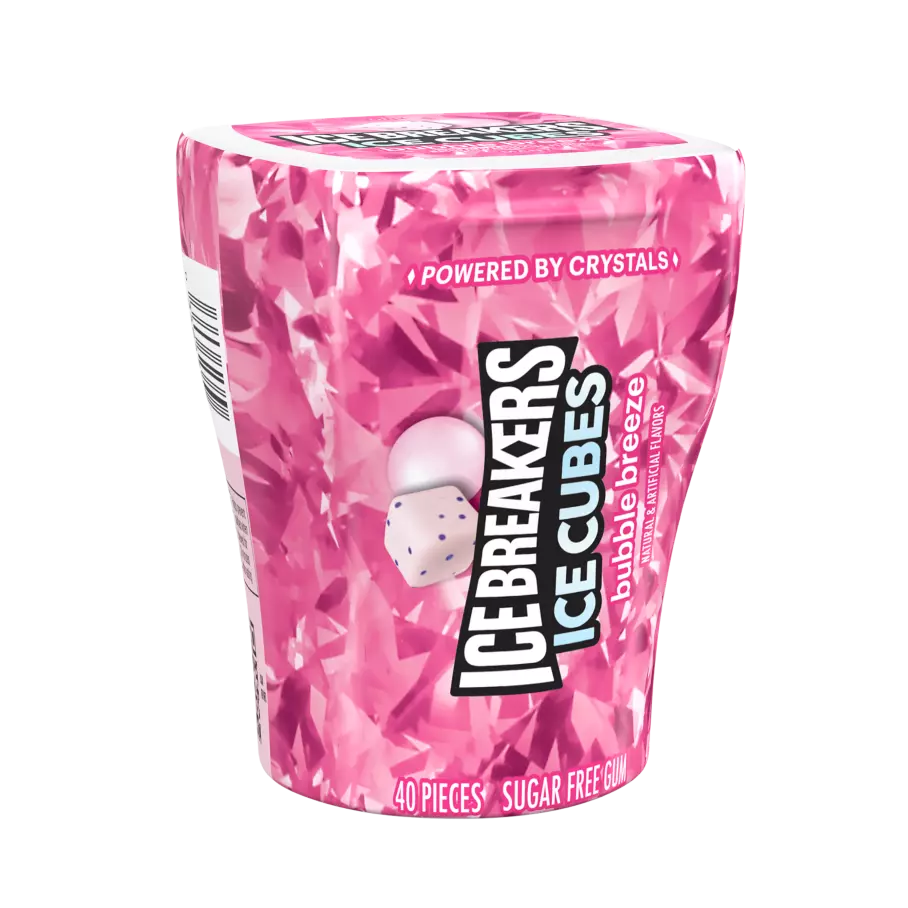Ice breakers ice cubes bottle bubble breeze 91gr