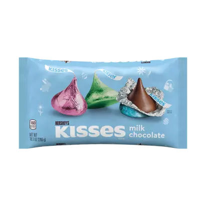 Hershey Kisses Milk Chocolate Pastel 280gr (large bag)