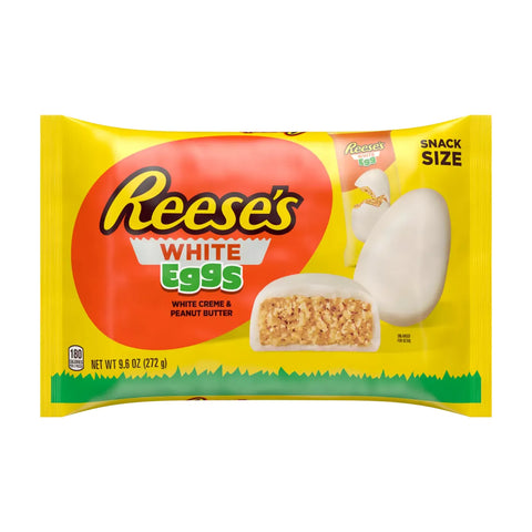 Reese's White Peanut Butter Eggs Snack Size 272gr (large bag)