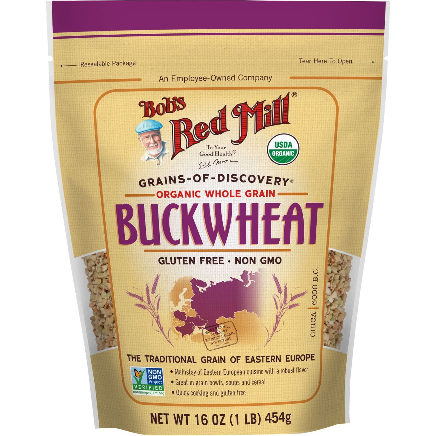 Bob's Red Mill Organic Buckwheat 454gr