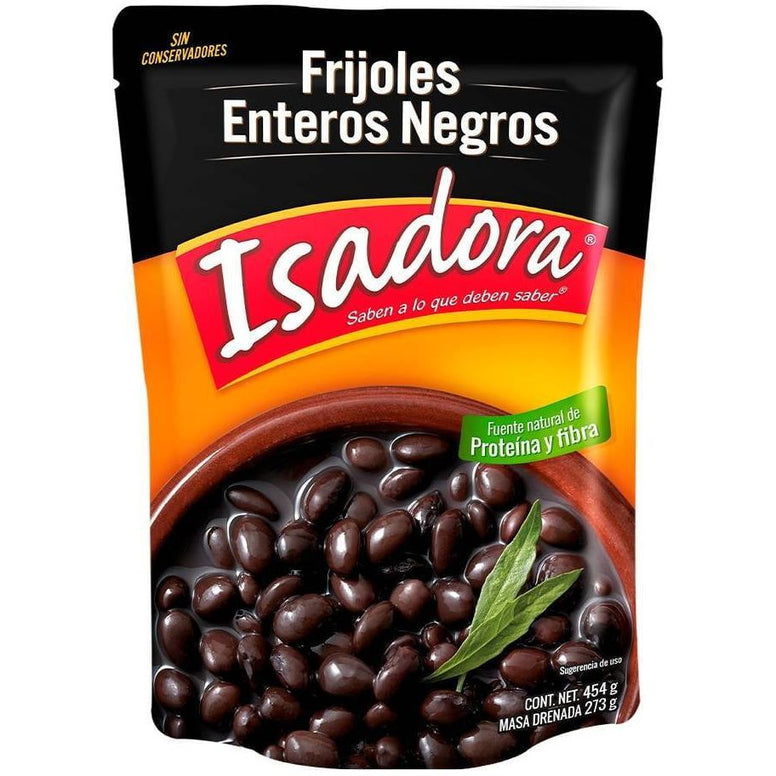 Isadora Frijoles Enteros Negros 454gr