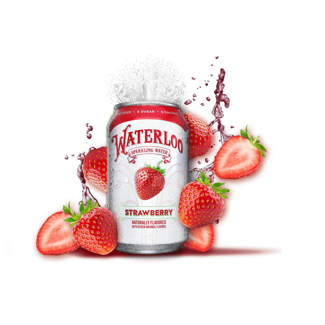 Waterloo Strawberry 355ml