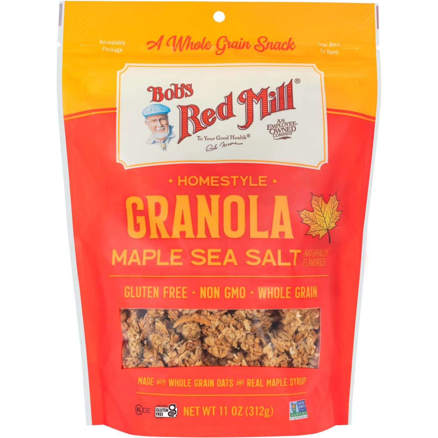 Bob's Red Mill Granola Maple Sea Salt 312gr