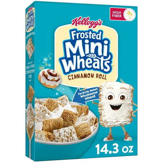 Kellogg's Frosted Mini Wheats Cinnamon Roll 405gr