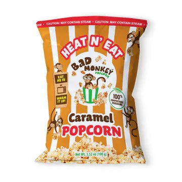 Bad Monkey Caramel Popcorn 100gr