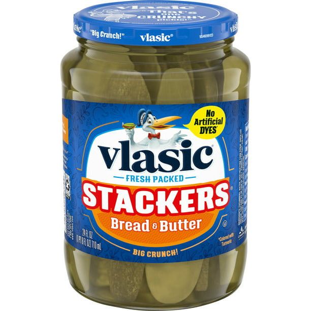 Vlasic Stackers bread & butter 473ml