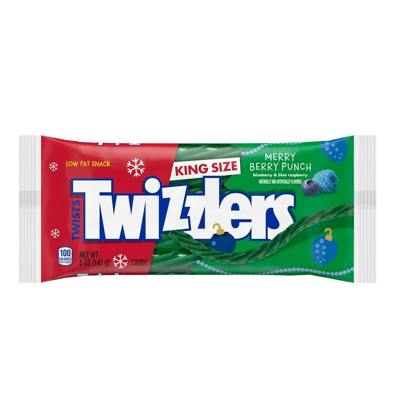 Twizzlers Merry Berry Punch King Size (christmas edition) 141gr