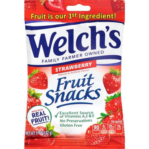 Welch's Fruit Snack Strawberry 140gr