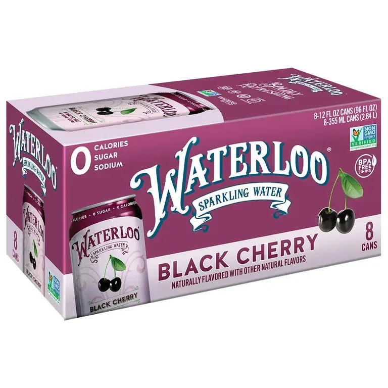 Waterloo Black Cherry 8pk