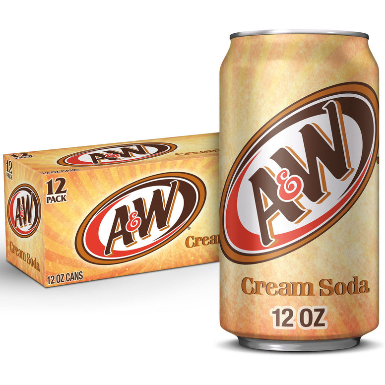 A&W Cream Soda 12pk
