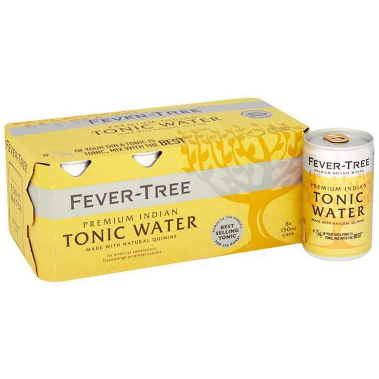 Fever tree Premium Indian Tonic Water (8 x 150ml)