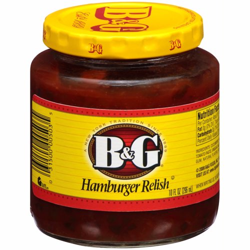 B&G Hamburger relish 296ml