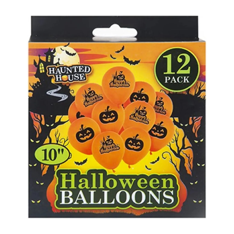 Halloween Balloons 12pk