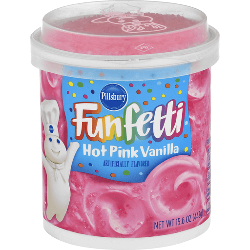 Pillsbury Funfetti Hot Pink vanilla Frosting 454gr