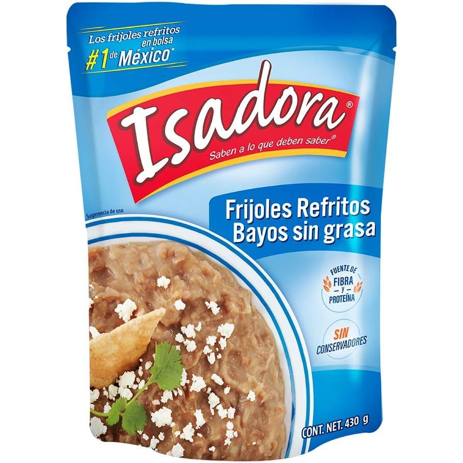 Isadora Frijoles Refritos Bayos Sin Grasa 430gr