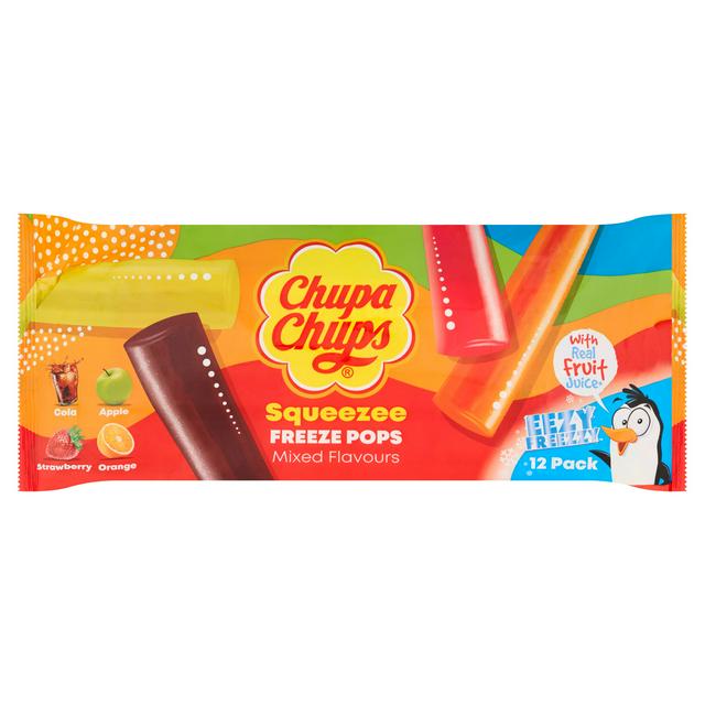 Chupa Chups Squeeze Freeze Pops 540gr (12x45gr)