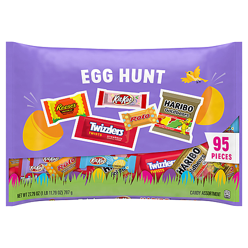 Hershey Egg Hunt Mix Candies & Chocolate 730gr (XL Bag) (95pieces)