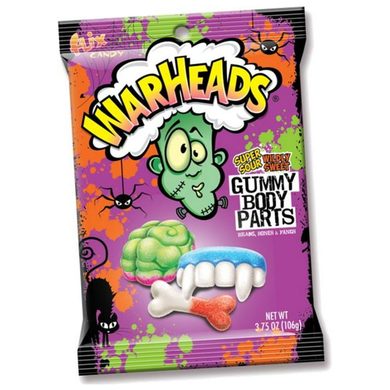 Warheads Gummy Body Part 85gr