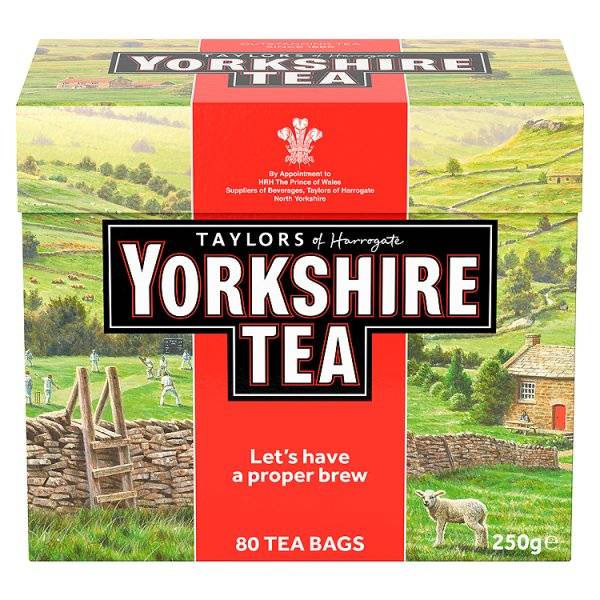 Taylor's Yorkshire tea 80 tea bags
