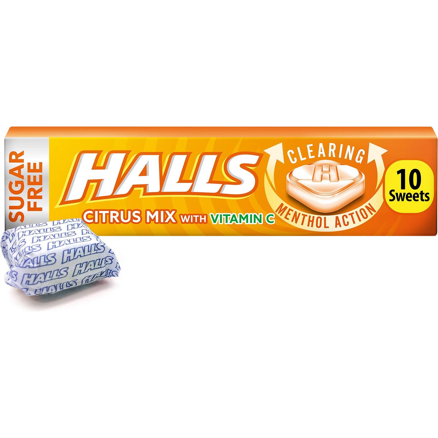 Halls Citrus sugar free 32gr