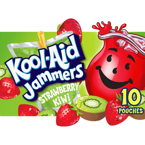 Kool Aid Jammers Strawberry Kiwi (10 pouches)
