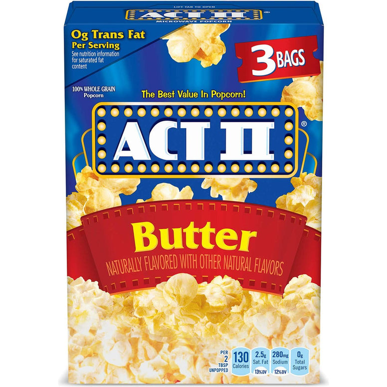 Act II Butter (3bags) 240gr